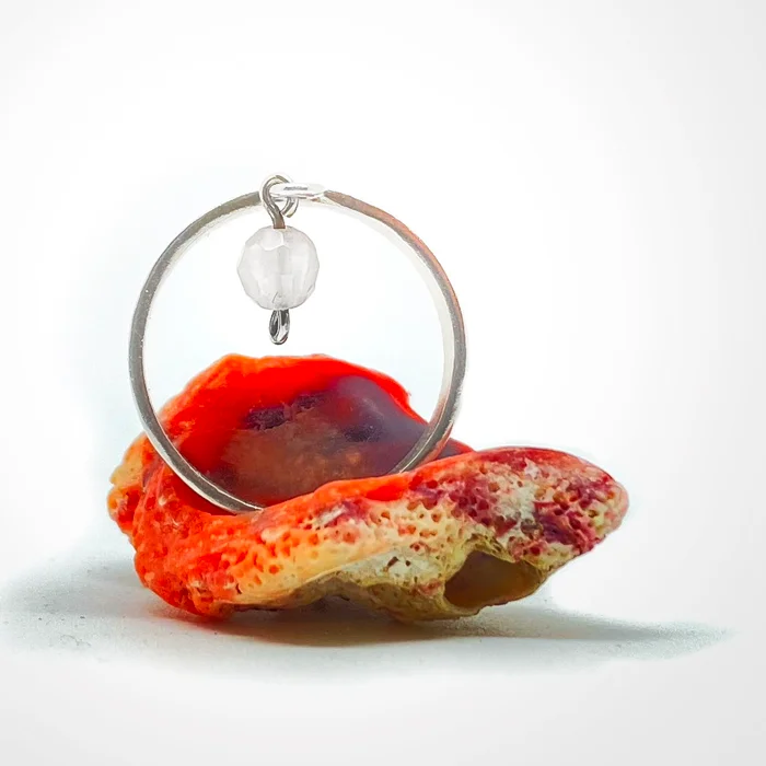 Anillo Piedra Colgante Mini